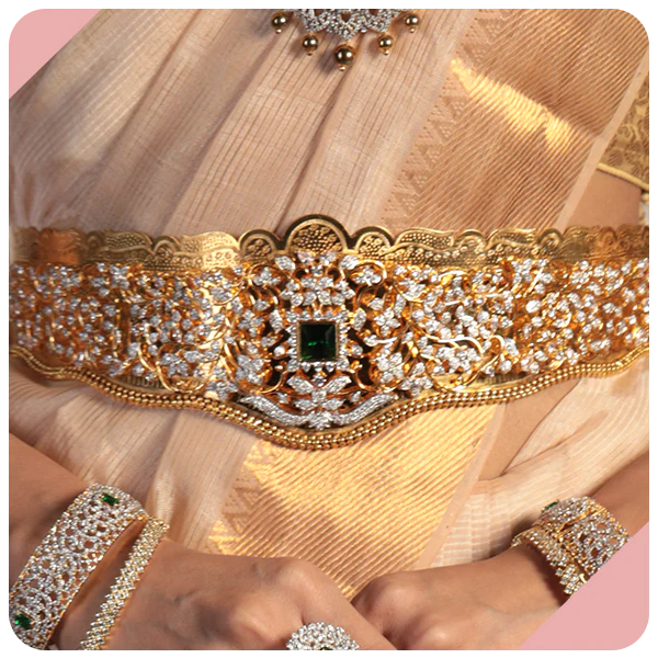 Shop Bridal Vaddanam/Oddiyanam Stunning Hip Belt Designs with