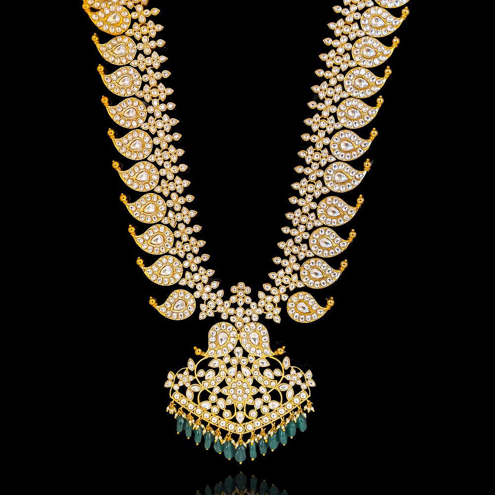 Mango Haram Designs Gold Short Necklace Latest Designs Bridal