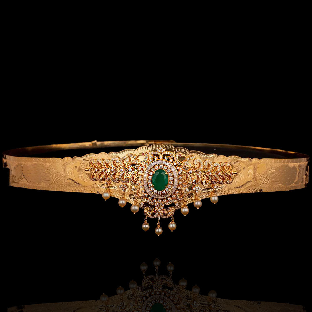 Traditional Antique Golden Kids Hip Belt Design