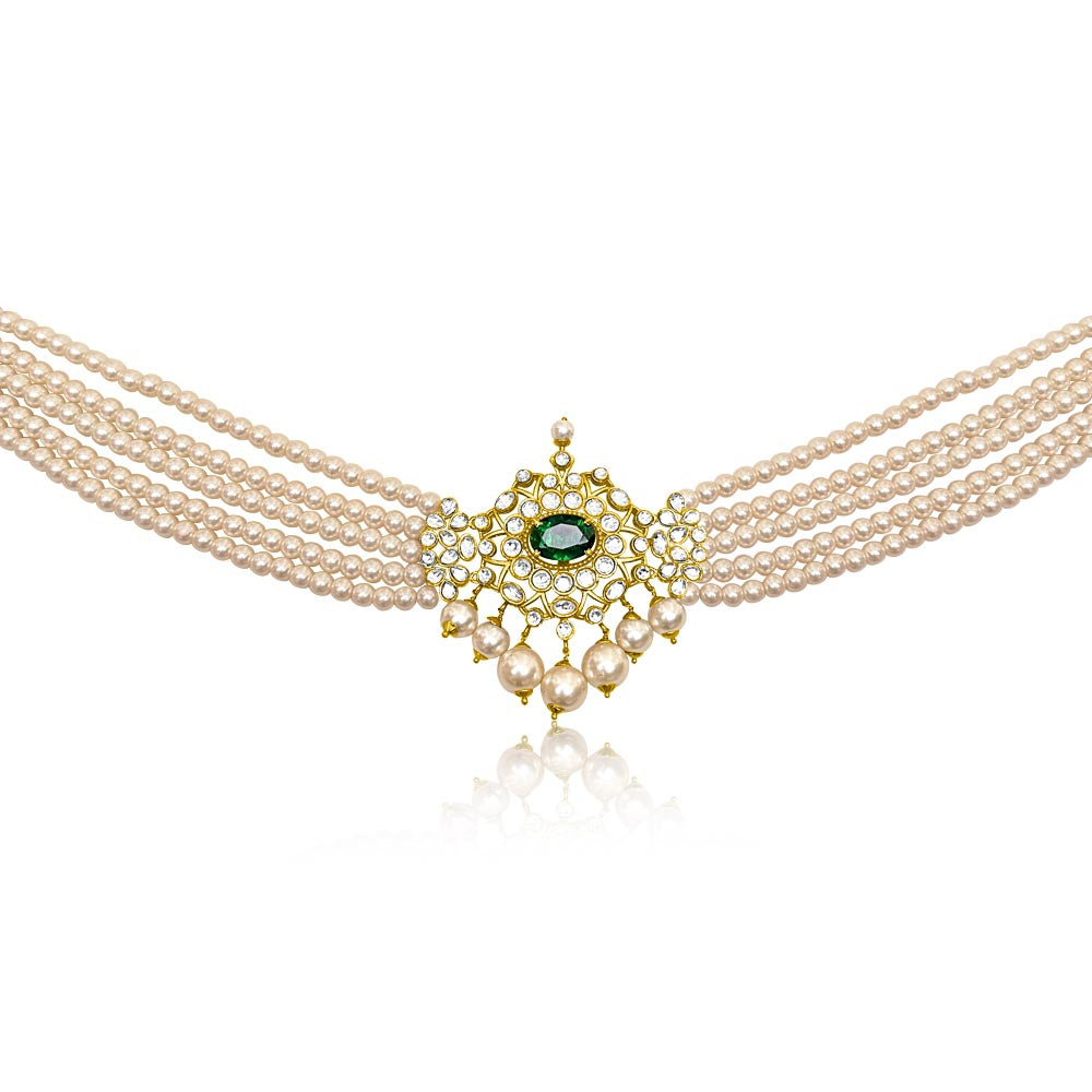 Emerald Choker Necklace Design
