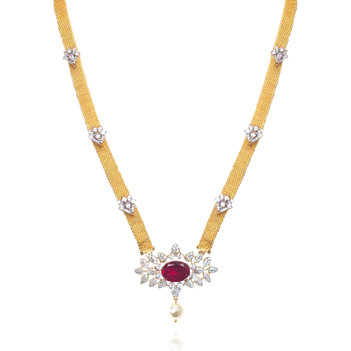 CZ diamond pendant