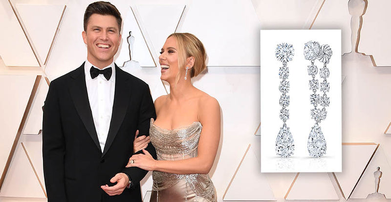 Scarlett Johansson’s Diamond Earrings