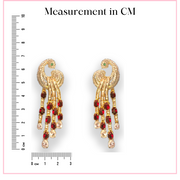 Monsoon Love - Peacock Design Earrings