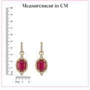 Beauty of the Season - Ruby Earrings