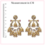 Bright Accents - Gold Earring Design