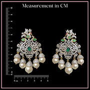 Impeccable & Refined Allure - Peacock Earrings