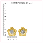 Golden Flower - Stud Earrings