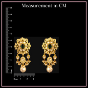 Scintillating Polkis - CZ Polki Earrings