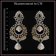 Opulent Grandeur - Jhumka Design Earrings