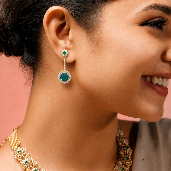Enchanting - Emerald Earrings