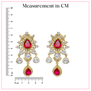 Rich Ruby Earrings