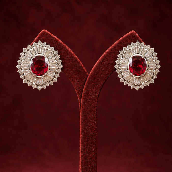 Scintillating Ruby - New Ruby Earring Designs