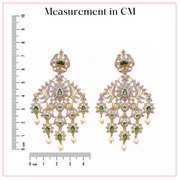 Timeless Elegance - Peridot Adorned Victorian Earrings