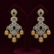 Unique Earrings Design with Multiple Jhumka Hangings
