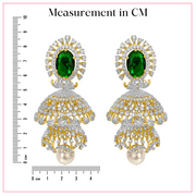 Gittering Wonder - Detachable Jhumka Earrings