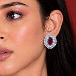 Scintillating Ruby - New Ruby Earring Designs