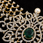Exquisite & Luminous - Diamond Look Necklace Set Design
