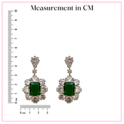 Emerald Wonder - Victorian Earrings
