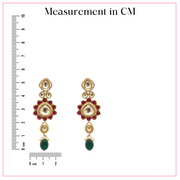 Scintillating Polkis - Moissanite Polki Earrings