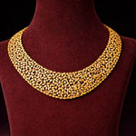 Timeless Leaf Motif Necklace + Earrings Set in 925 Silver