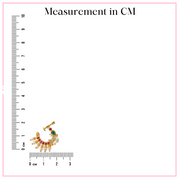 Bridal Nose Ring Without Piercing - Traditional Nath With Peacock Detailing