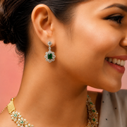 Emerald Wonder - Victorian Earrings