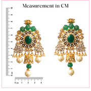 Outstanding Display - Statement Polki Earrings Online