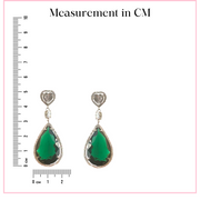 Brighten the Season - CZ Emerald Earrings