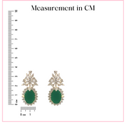 Treasures - CZ Emerald Earrings Online