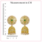 Bridal Jhumka Earrings - Celebrating South Indian Splendor