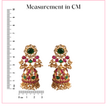 18K gold plated jumka