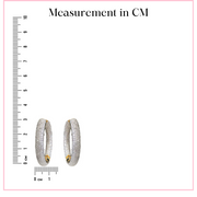 Remarkable Brilliance - Diamond Hoop Earrings