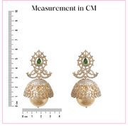 Sparkle & Shimmer -  CZ Jhumkas Design