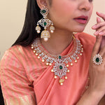 Pearl, and Emerald Necklace Design