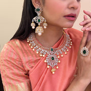 Pearl, and Emerald Necklace Design