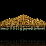 Beautiful 18K Gold Plated Temple Design Bridal Vaddanam Hip Belt For Saree