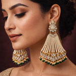 Bold & Beautiful - Statement Polki Earrings