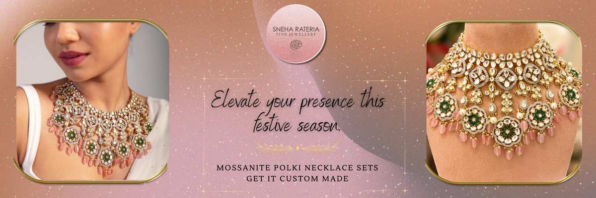 Moissanite Polki Sets
