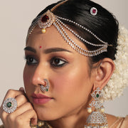 Bridal Silver Champaswaralu Gold Design