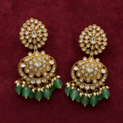 Polki Kundan Statement Earrings