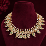 Multi-Wear Mango Haram with Detachable Polki Pendants