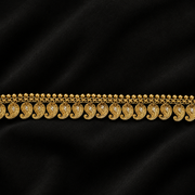 Two in 1 Mango Necklace Cum Vadanam with Antique Gold Polish