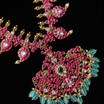 South Indian Mango Haram Necklace in 92.5 Silver