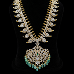 South Indian Mango Haram Necklace in 92.5 Silver