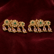 earcuffs with diamonds and sapphires