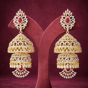 Two Layered Love - Two Layer Jhumka Designs