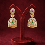 this one looks like a cut copy paste job. can you make the earrings like it belongs in that room in that loghting
