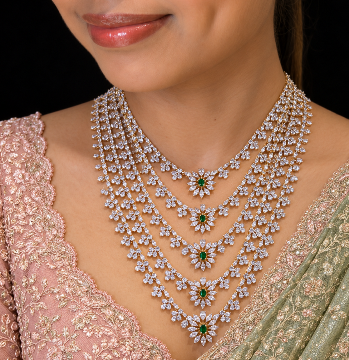 Layered necklace