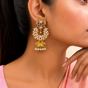 pearl jhumka earrings
