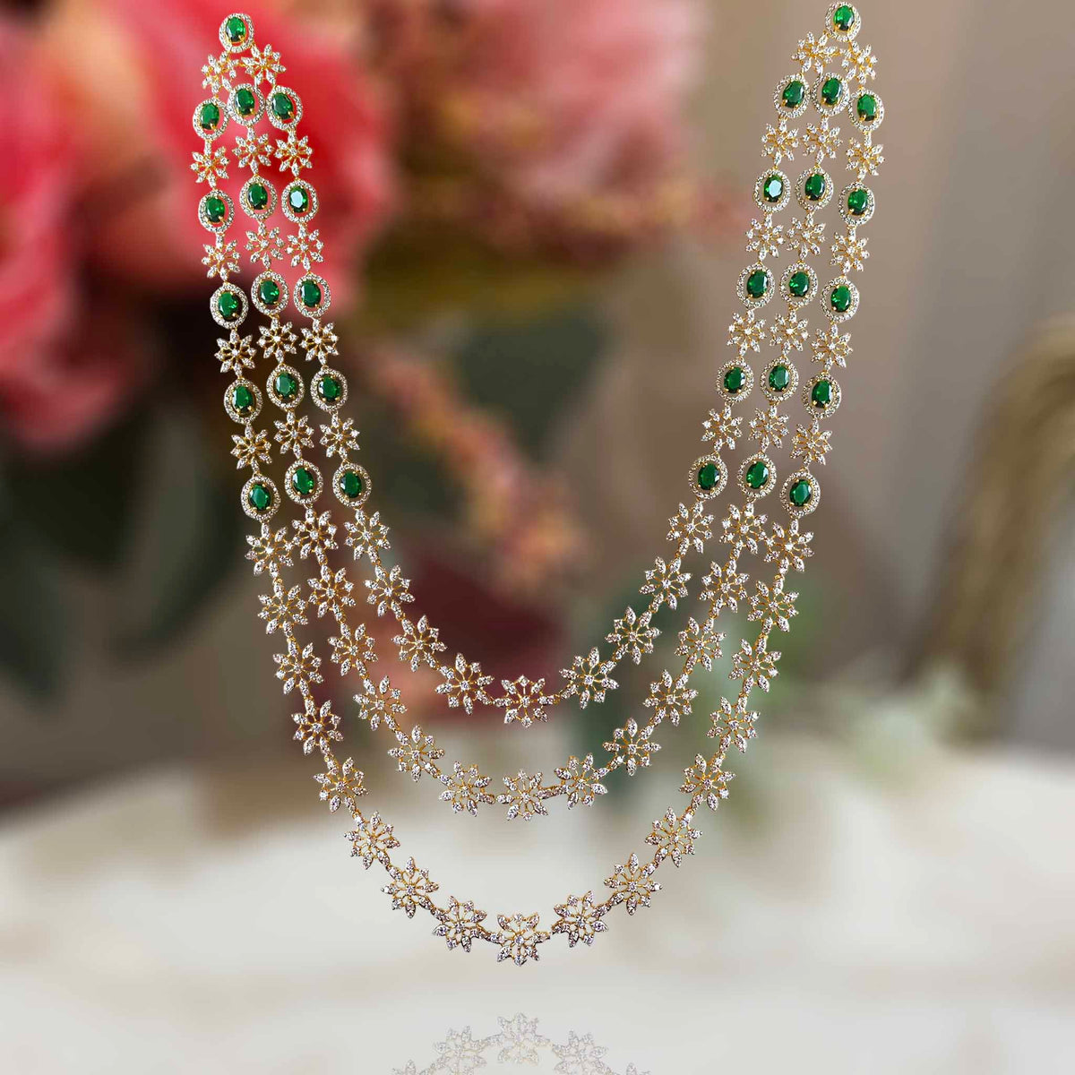 Silver rani haar set hotsell